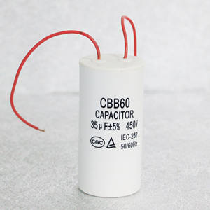 Condensateur électronique n60252 en polypropylène, CBB60, 35UF, condensateur électronique - Product Image 1