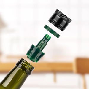 Nouveau design – <span class=keywords><strong>Bec</strong></span> <span class=keywords><strong>verseur</strong></span> extensible en <span class=keywords><strong>plastique</strong></span> avec bouchon à vis pour huile de cuisson, miel, <span class=keywords><strong>vin</strong></span>, bar et usage domestique - Product Image 6