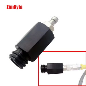 Adaptateur de déconnexion rapide mâle 8 mm pour machine à soda Sodastream Tr21-4, pour raccorder un réservoir de CO2 externe, noir et argent - Product Image 5