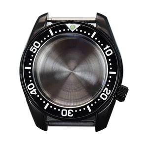 Boîtier de montre noir modifié <span class=keywords><strong>Seiko</strong></span> SPB185/SPB187J1 <span class=keywords><strong>Mod</strong></span> SKX pièces Fit NH35 NH36 mouvement 28.5mm cadran verre saphir - Product Image 1