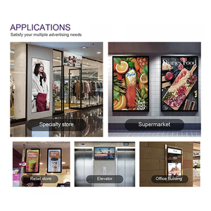 Montado en la pared 32 pulgadas Digital Signage Display Publicidad Máquina Alto brillo con soporte - Product Image 5