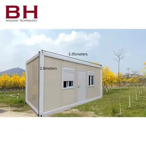 20-40ft Afneembare Container Living Huis Container Ontwerp Modulaire Huizen Mobiele Board Room Capsule Hotel