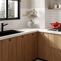 Prix bon marché couleur unie cuisine salle de bain dosseret mural moderne chine Foshan Premium porcelaine céramique carreaux de mosaïque