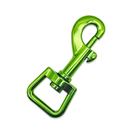 Mousqueton pivotant coloré en alliage de zinc, fermoir à gâchette métallique, crochet pour chien, pour sangle de sac à main, laisse pour animal, accessoires de quincaillerie pour sac et lanière