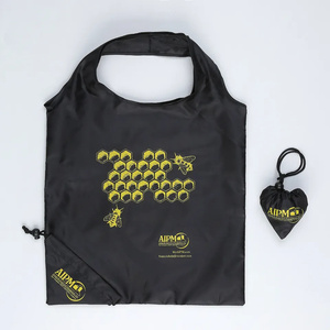 Foldable <b>Shopping</b> <b>Bag</b> <b>Reusable</b> Tote <b>Bag</b> Custom Print Logo Foldable Carry <b>Bag</b> for Grocery Travel - Product Image 4
