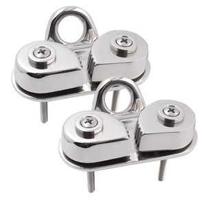 Étrier à came en acier inoxydable 316 pour câble métallique de 6-15 <span class=keywords><strong>mm</strong></span> avec poignée de guidage, équipement de câblage pour kayak, bateau, yacht, matériel nautique - Product Image 5