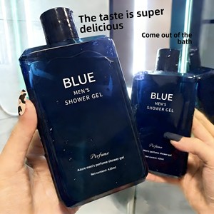 Gel de Ducha y Champú Azure para Hombre, Set de Dos Piezas para Lavar y Cuidar la Piel con Glicerina Hidratante, Producto Auténtico - Product Image 1