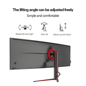 จอคอมพิวเตอร์โค้ง LED ขนาด 49 นิ้ว 75Hz สำหรับเล่นเกม พร้อมพอร์ตเชื่อมต่อ HD รองรับการใช้งานกับคอมพิวเตอร์ตั้งโต๊ะสำหรับเกมเมอร์ ได้รับการรับรองมาตรฐาน ROSH - Product Image 6