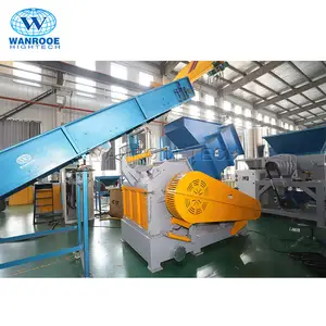100-2000kg/h Waste Plastic PVC/HDPE/ Pipe Crusher Machine With Top Opening