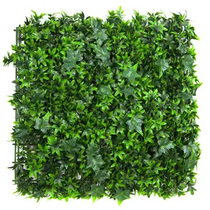 인공 식물 벽 회양목 패널 벽 장식용 플라스틱 교수형 인공 식물 잔디 벽