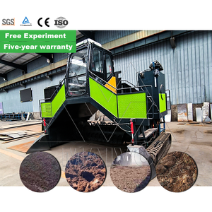 Automatic Self-Propelled Mushroom Compost Turner Machine Compost Making Machine Waste Compost Turner Mixer for Sale - Product Image 1