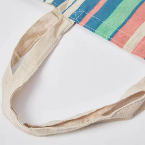 Gahumi Mode Nouveau Design Grand Tissu Lourd Pliable Flamme Ins Style et Cartoon Motif Canvas Shopping Bag - Product Image 5