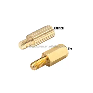 China Fabricante Metal Aço Inoxidável Latão Hex Masculino Feminino Rosca Pcb Standoff Parafuso Rodada Espaçador De Standoff De Alumínio