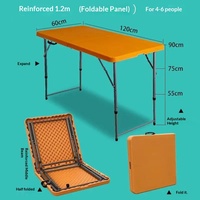 Chaise et table pliantes d'extérieur économiques pour événements, table pliante de 6 pieds