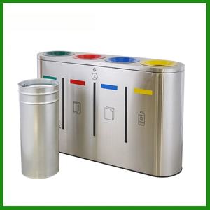 <span class=keywords><strong>Cubo</strong></span> de <span class=keywords><strong>basura</strong></span> de acero inoxidable MAITT con <span class=keywords><strong>compartimentos</strong></span> Cerradura de llave: Ideal para oficinas, tiene <span class=keywords><strong>compartimentos</strong></span> Uno para desechos de papel regulares - Product Image 4