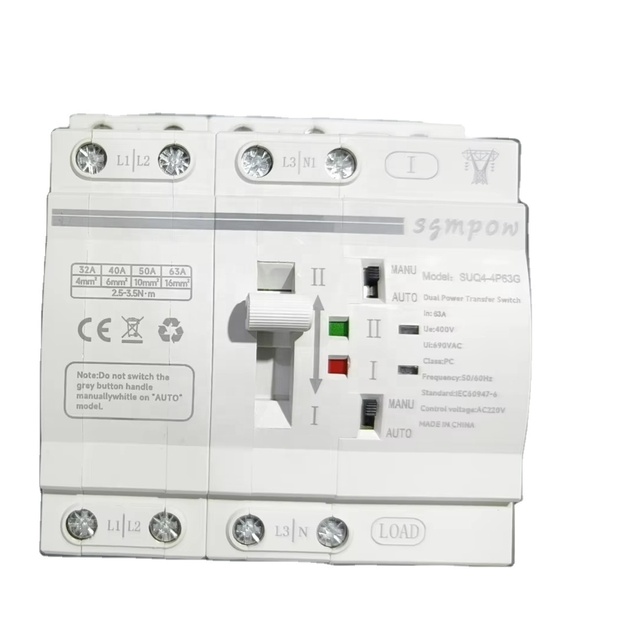 220V 100A 2P 4P Dual Power Automatic Changeover Switch Automatic Transfer Switch