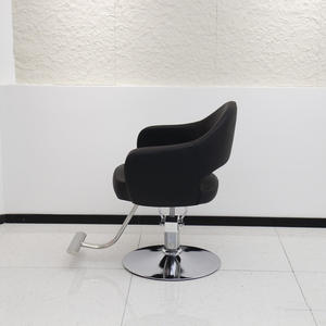 Chaises de barbier vintage noires Z Factory Furniture Salon Equipments, chaise de coiffure pour coiffeur - Product Image 4