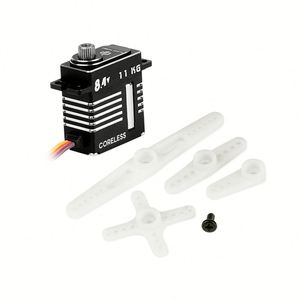 Potenciómetro Impermeable de 20g Torque CLS1227RP, Servo Digital sin Núcleo, Carcasa de Aluminio CNC, Engranajes de Acero, Rodamiento de Bolas 2BB, Conector JR RC - Product Image 5