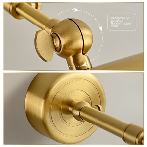 Custom Modern American Design Indoor Solid Brass Wall <b>Lamp</b> <b>Remote</b> <b>Control</b> LED 10-Year Warranty-Corridor Art Gallery Lighting - Product Image 6