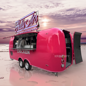 Camionnette de café mobile en acier inoxydable poli, remorque de camion de restauration, standard australien - Product Image 1