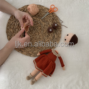 Bébé poupée naturelle faite à la main tricoté au <span class=keywords><strong>crochet</strong></span> jouets poupée au <span class=keywords><strong>crochet</strong></span> <span class=keywords><strong>pour</strong></span> bébés <span class=keywords><strong>Crochet</strong></span> bébé poupée - Product Image 6