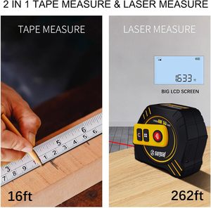 Đơn vị chuyển đổi <span class=keywords><strong>laser</strong></span> đo băng có thể sạc lại LCD hiển thị <span class=keywords><strong>Laser</strong></span> đo băng cho thiết kế & Xây Dựng - Product Image 5
