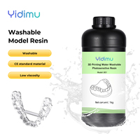 Resina Lavable al Agua de Baja Viscosidad y Bajo Olor para Impresión 3D Dental/Prototipos, Venta al Por Mayor de Fábrica