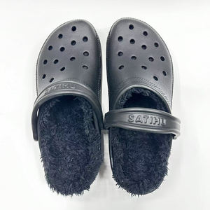 Venta al por mayor casa peluda invierno cálido hogar felpa moda piel diapositivas zapatillas - Product Image 4