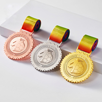 Médailles de championnat et plaques de récompense personnalisées en alliage de zinc, médailles en cristal et en métal disponibles pour la personnalisation