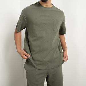 ชุดเสื้อยืดและกางเกงขาสั้นลำลองคุณภาพสูง ระบายอากาศได้ดี สำหรับฤดูร้อน ออกแบบเองได้ ผลิตจากผ้าฝ้าย 100% สำหรับผู้ชาย - Product Image 6