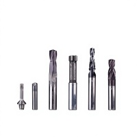 Fraise diamantée CNC haute résistance avec support OEM, 65HRC, pour fraisage en montée et en descente, garantie 1 an