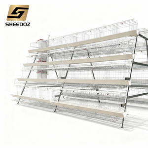 Cages à poules pondeuses, batterie d'élevage avicole, poulailler, ferme, <span class=keywords><strong>vente</strong></span> de poules pondeuses, élevage, poules pondeuses, cage à poulets galvanisée - Product Image 5