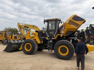 Chargeuse sur pneus d'occasion LIUGONG CLG856H 2021, 5 tonnes, moteur CAT, chargeuse frontale, moteur incliné d'occasion, roulement principal - Product Image 6