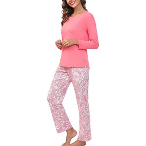 Soft Ribbed Pajamas For <b>Women</b> With Stretchy Fabric And Fitted Silhouette For Flattering <b>Lounge</b> Wear Pajamas - Product Image 4