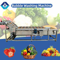 Machine industrielle de lavage, cirage et séchage des fruits et légumes, machine de nettoyage des légumes et des fruits