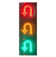 Feux de signalisation routière de sécurité à LED solaires clignotants et réfléchissants en plastique pour les intersections urbaines
