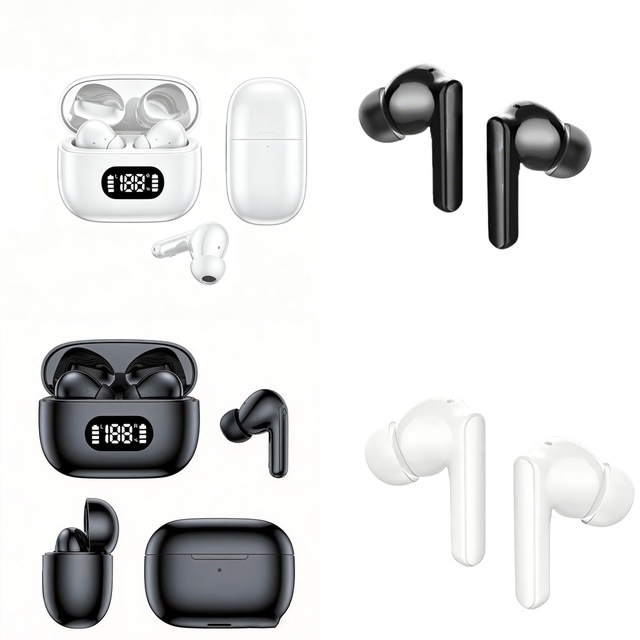 Original Cordless Earbuds Ergonomic In-Ear Comfortable Fit IPX7 Waterproof Sport Design for Travel Office Running Sports