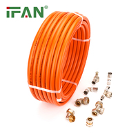 IFAN Muestra gratis Tubería de plomería Color naranja Material plástico ASTM F1974 Suministro de agua Tubería PEX