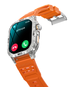 Nuevo reloj inteligente K63 con pantalla Amoled Hd de 1,96 pulgadas y llamadas Bt, pulsera de Fitness para exteriores, reloj inteligente deportivo con ritmo cardíaco para hombres - Product Image 1