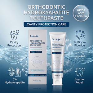 Fabricant OEM de dentifrice en marque blanche en gros, dentifrice orthodontique anti-caries à l'hydroxyapatite et au fluor <span class=keywords><strong>pour</strong></span> soins des appareils dentaires - Product Image 2