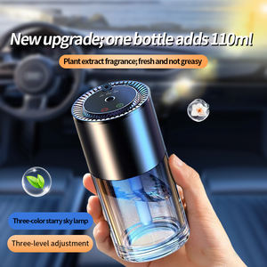 Ambientador Inteligente para Auto de 160 ml de Gran Capacidad, Purificador de Aire para Auto con Difusor de Aroma en Aerosol y Luz de Cielo Estrellado Rojo - Product Image 2