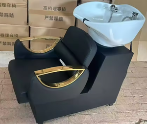 Nouveau produit : Fauteuil de lavage semi-inclinable pour salon de coiffure, avec bac de lavage intégré, idéal pour les soins capillaires thaïlandais - Product Image 3