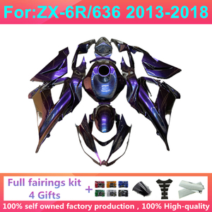 Nouveau kit de carénage complet ABS pour moto compatible avec <span class=keywords><strong>KAWASAKI</strong></span> Ninja ZX6R 636 ZX-6R 2013 2014 2015 2016 2017 <span class=keywords><strong>2018</strong></span> Kits de carénage Carrosserie - Product Image 2