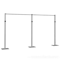 Support de toile de fond réglable 2,4 m x 2,4 m pour événements de mariage et murs floraux – Vente en gros 2024