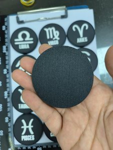 Glow in the Dark 12 segni zodiacali in PVC morbido gomma Velcro timbro luminoso Cross-Border gancio & anello supporto in Velcro - Product Image 5