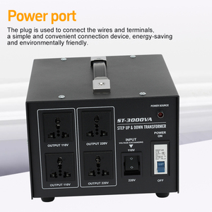 Efficient 110V to 220V AC <strong>Transformer</strong> for <strong>Step</strong>-<strong>up</strong> &amp; <strong>Down</strong> Voltage Conversion - Product Image 3