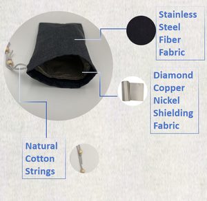 נרתיק חוסם קרינה לטלפון סלולרי מחומר איכותי עם דוח בדיקה - Product Image 3