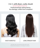 Vente en gros de sèche-cheveux professionnel en une étape brosse diffuseur électrique peigne volumateur meilleur vendeur pour hôtel et usage domestique