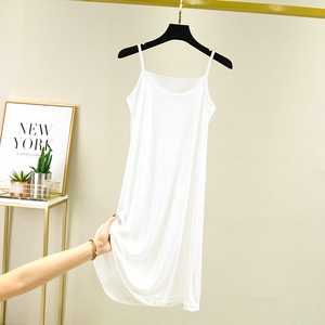 Robe d'été ample style mince dans le style long Jupe dos nu de grande taille - Product Image 4