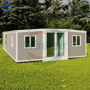 Casas móviles WinFair Hobbit, casa prefabricada plegable de <span class=keywords><strong>3</strong></span> habitaciones, casa contenedor extensible, casa modular plegable prefabricada a la venta - Product Image 1